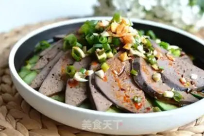 Make Coldly mixed with pig liver step 7