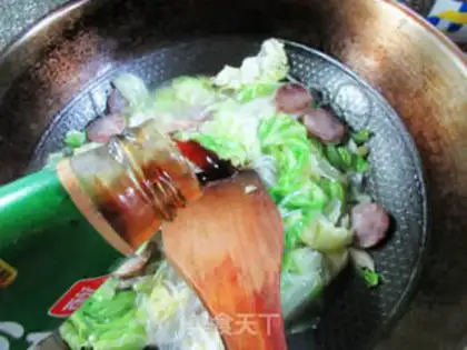 Make Sausage-covered carbs, iron stick powder step 10