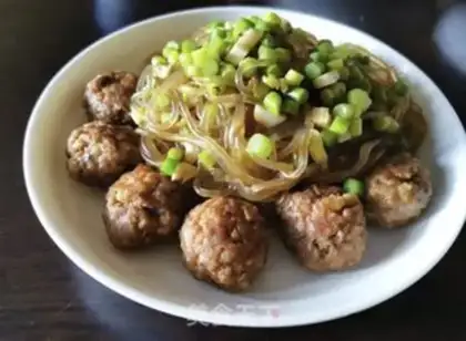 Make Powder meatballs step 8