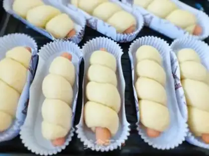 Make Sausage rolls step 7