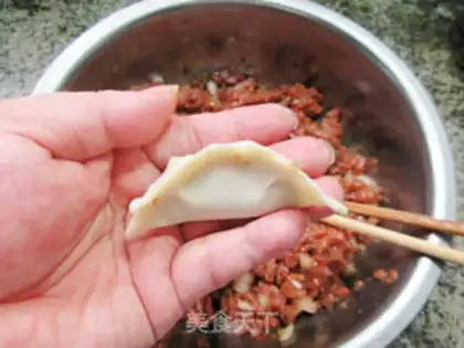 Make Beef pan sticker step 10