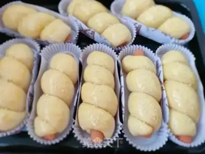 Make Sausage rolls step 9