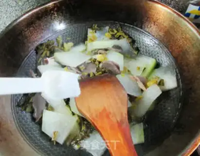 Make A pickled goose and a fried melon step 6