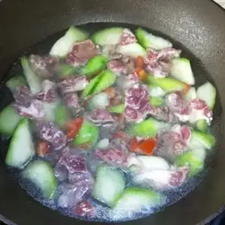 Make Beef melon soup step 7