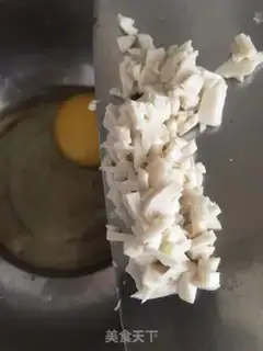 Make Gold and silver egg fried rice step 2