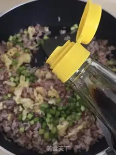 Make Gold and silver egg fried rice step 6