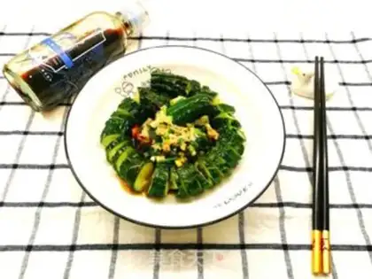 Make An appetizer and a delicious cucumber step 4