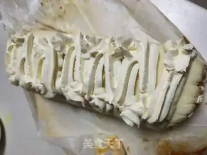 Make Mango coconut roll step 14