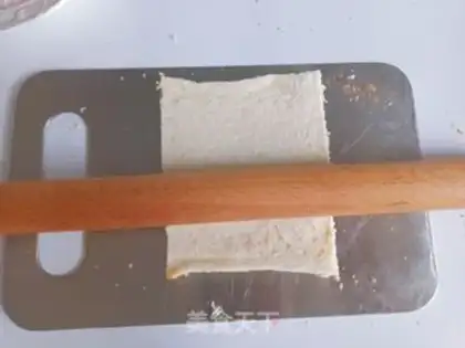 Make Cheese sausage toast step 2