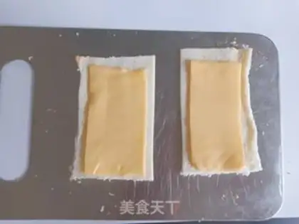 Make Cheese sausage toast step 3