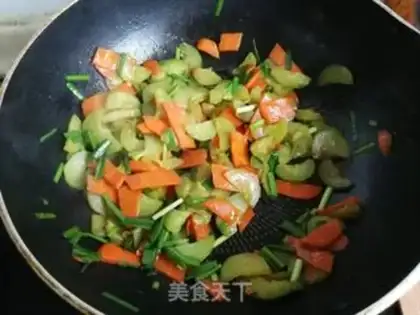 Make Cucumber makes carrots step 4