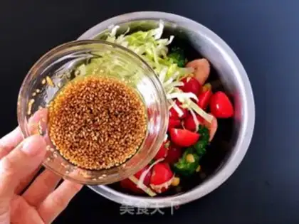 Make Low fat salad step 5