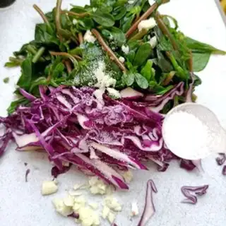 Make Fried eggs mixed with earth step 9