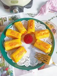 Make Cheese sausage toast step 12