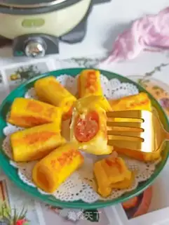Make Cheese sausage toast step 13