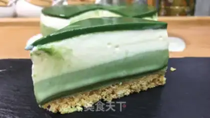 Make Tea yogurt mousse cake step 26