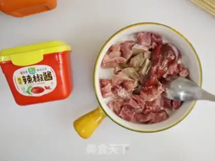 Make ♪ Non-oiled Korean roast beef string ♪ step 1