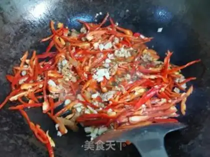 Make Paprika fried meat step 6