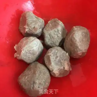 Make Fungus, meatball pelvis step 1