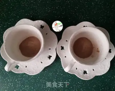 Make Tea chocolate mocha step 1