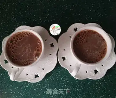 Make Tea chocolate mocha step 2