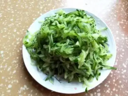Make Fresh cucumber corn dumplings step 4