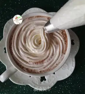 Make Tea chocolate mocha step 5