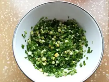Make Fresh cucumber corn dumplings step 5