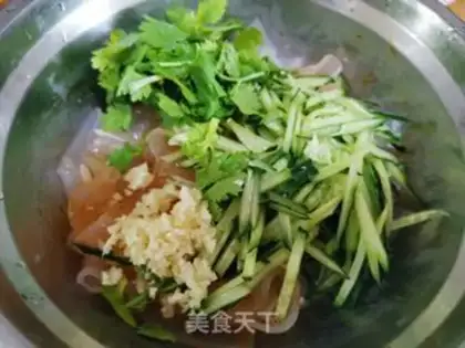 Make The green bean soak step 6