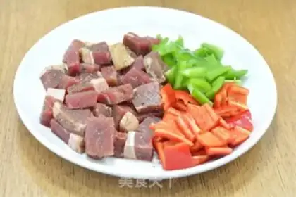 Make Blue pepper steak step 2