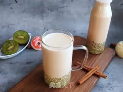 Make Green Pearl Milk Tea step 12