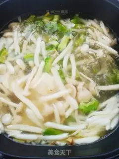 Make Seafood mushrooms and tofu pills step 10