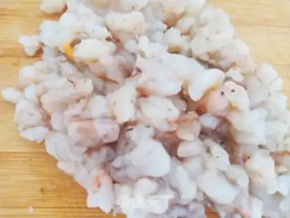 Make Shrimp vegetable pie step 7