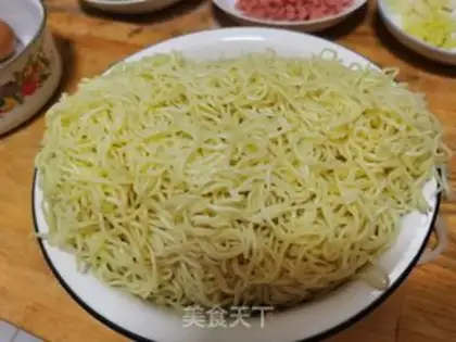 Make Homemade egg noodles step 6