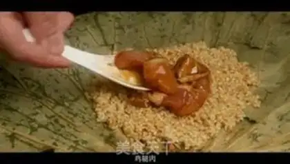 Make Haffle rice chicken step 6