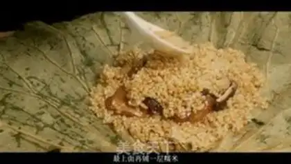 Make Haffle rice chicken step 7