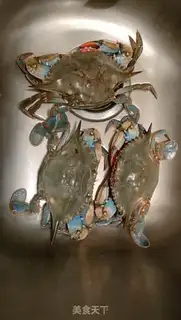 Make Spicy green crabs step 0