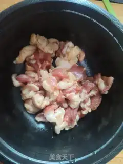 Make Onion celery and pork step 0
