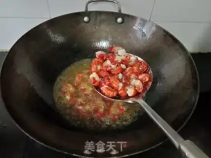 Make Garlic lobster tail step 2