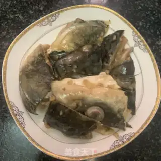 Make Garlic steamed fish heads step 8