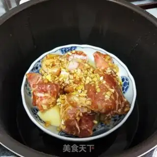 Make The barrel bone steams potatoes step 4