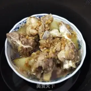 Make The barrel bone steams potatoes step 5