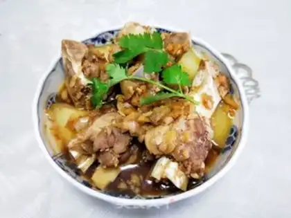 Make The barrel bone steams potatoes step 6