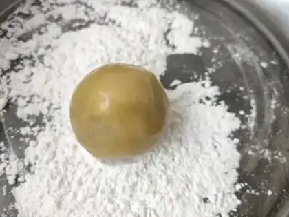 Make A wide moon cake step 7