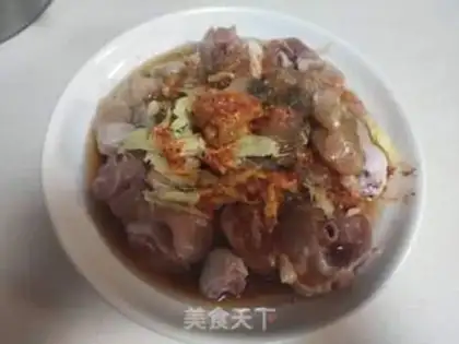 Make Rotten cabbage and chicken step 0