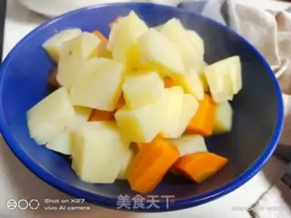 Make Potato carrot salad step 1