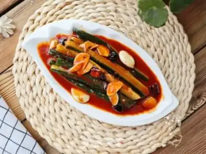 Make Korean chili cucumber step 0