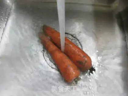 Make Five flowers and carrots step 1