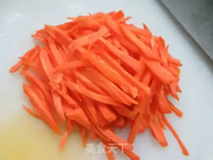 Make Five flowers and carrots step 2