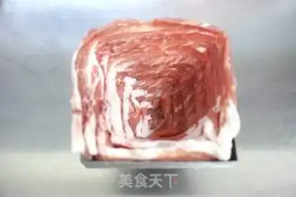 Make Plum pagoda meat step 5